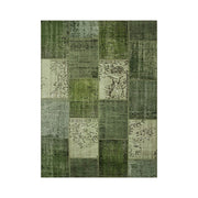 LIVARA 160/200cm Elegant Vintage Loop-Pile Rug - Waterproof, Stain-Resistant, Anti-Static, Soft & Durable, Easy-Clean Design - Green