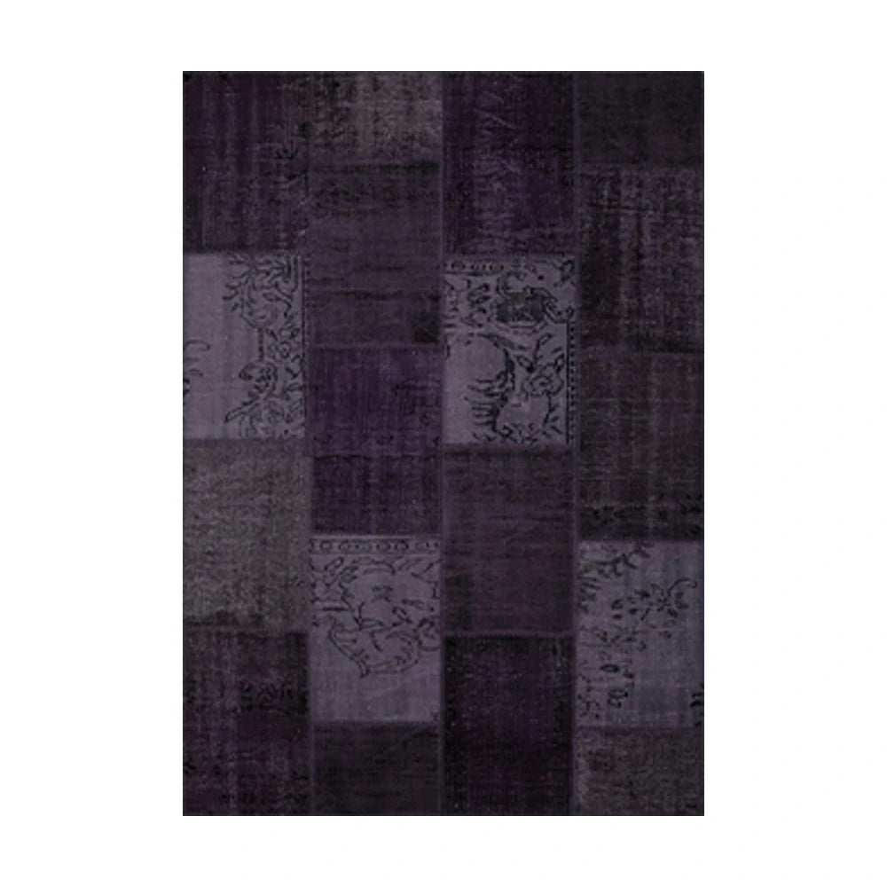 LIVARA 160/200cm Elegant Vintage Loop-Pile Rug - Waterproof, Stain-Resistant, Anti-Static, Soft & Durable, Easy-Clean Design - Purple
