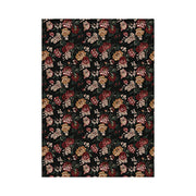 LIVARA 160/200cm Loop-Pile Rug - Non-Slip Eco Cotton-Latex Backing, Soft & Durable, Easy to Clean - Pink Rose Bloom