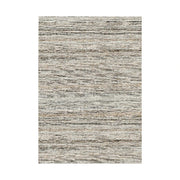 LIVARA 160/200cm Striped Loop-Pile Rug - Upgraded Non-Slip Eco Cotton-Latex Backing - Waterproof, Stain-Resistant, Soft & Durable - Grey Mix