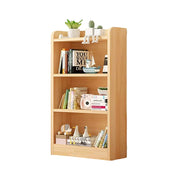 LIVARA Solid Wood 3-Tier Toy Storage Cabinet 60/80cm - Large Capacity Shelves, Child-Safe Rounded Edges, Space-Saving Kids Organiser - Natural Wood