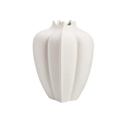LIVARA Ceramic Decorative Ornament Pomegranate-Shape Vase Artistic Display Matte Ceramic Handcrafted Stone-Texture Design
