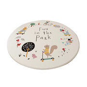 LIVARA Kids Plush Play Mat Non Slip High Density Soft Surface Durable Cozy and Floor Protective Little Moments Theme