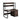 LIVARA Bookshelf Computer Desk 100/120/140cm 2-in-1 Space-Saving Design, Thickened Panels, Steel Frame - Walnut