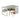 LIVARA Office Desk and Chair Set 100/120/140cm Space-Saving Design, Thickened Panels, Stable U-Legs, Rounded Edge - Grey