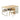 LIVARA Office Desk and Chair Set 100/120/140cm Space-Saving Design, Thickened Panels, Stable U-Legs, Rounded Edge - Wood