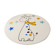 LIVARA Kids Plush Play Mat Non Slip High Density Soft Surface Durable Cozy and Floor Protective Giraffe Theme