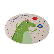 LIVARA Kids Plush Play Mat Non Slip High Density Soft Surface Durable Cozy and Floor Protective Little Dinosaur Theme