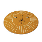 LIVARA Kids Plush Play Mat Non Slip High Density Soft Surface Durable Cozy and Floor Protective Little Lion Theme