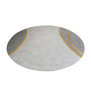 LIVARA High-Density Short Pile Rug Diameter 200cm Soft Comfort Woven Fabric Minimal Shedding Easy Clean