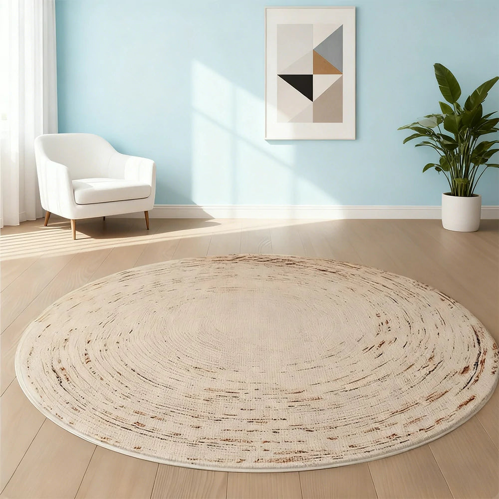 LIVARA 200cm Floor Rugs Theme Cloud Shadow Time Water & Stain Resistant High Density Woven Yarn Anti Slip Cushioned Backing Easy Care