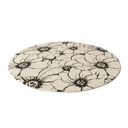 LIVARA 200cm Floor Rugs Theme Floral Ink Poetry Soft Touch High Density Weave Water Resistant Non Slip Backing Low Maintenance