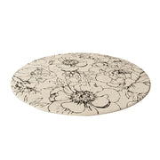 LIVARA 200cm Floor Rugs Theme Floral Ink Poetry Premium Woven Yarn Comfortable Feel Stain Protection Quiet Anti Slip Base