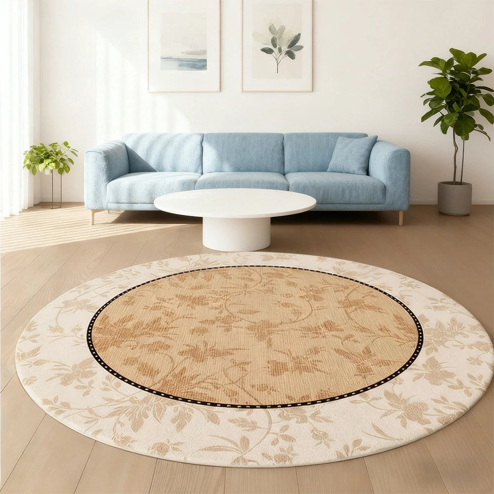 LIVARA 200cm Floor Rugs Theme Serene Floral Garden Water Resistant Soft Surface High Density Woven Construction Non Slip Backing Easy Care