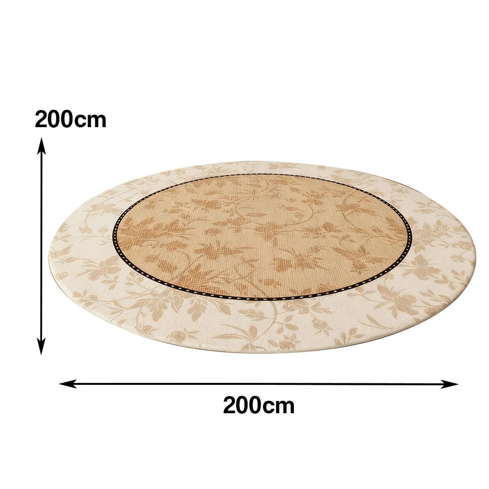 LIVARA 200cm Floor Rugs Theme Serene Floral Garden Water Resistant Soft Surface High Density Woven Construction Non Slip Backing Easy Care