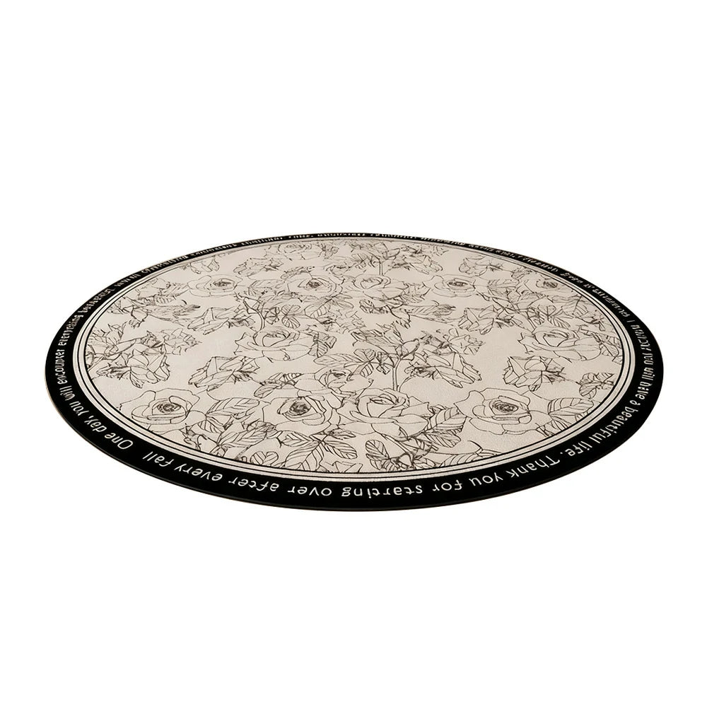 LIVARA 200cm Floor Rugs Theme Vintage Floral Garden Premium Woven Yarn Comfortable Feel Stain Protection Quiet Anti Slip Base
