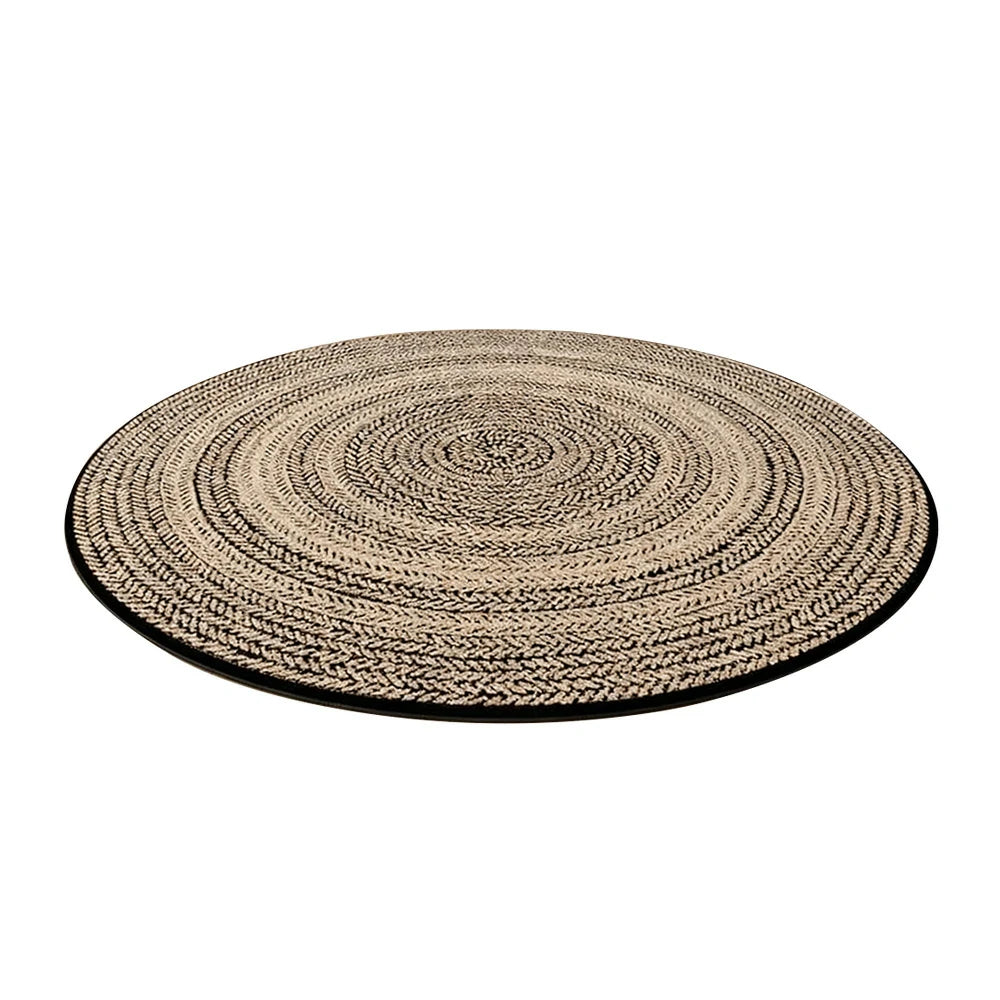 LIVARA 200cm Floor Rugs Theme Woven Year Rings Water Resistant Soft Surface High Density Woven Construction Non Slip Backing Easy Care