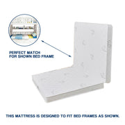 LIVARA 10cm Foldable Latex & Coconut Fiber Mattress – Breathable, Supportive & Perfect for Bunk or Single Beds