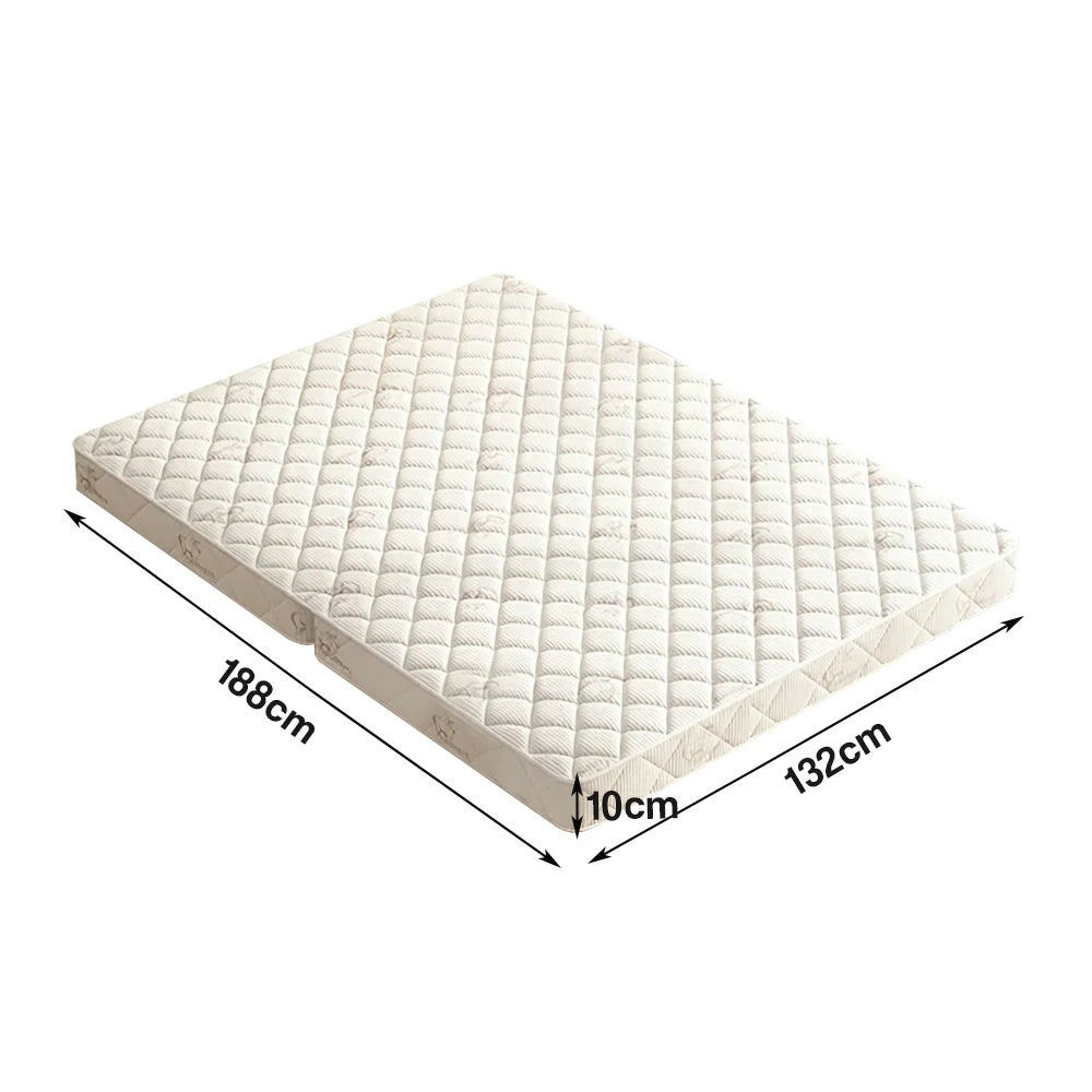 LIVARA 10cm Foldable Latex & Coconut Fiber Mattress – Breathable, Supportive & Perfect for Bunk or Single Beds