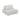 LIVARA Single Sofa Chair, Cotton-Linen Upholstery, High-Density Sponge with Latex Layer, Independent Spring Seat, Supportive & Comfortable Design - White