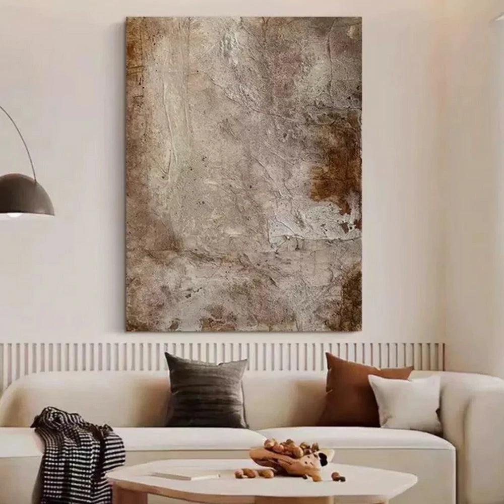 LIVARA Hand-Painted Oil Painting 60/80/120cm - Abstract Wall Art Crafted with Layered Texture for Modern Home Aesthetics
