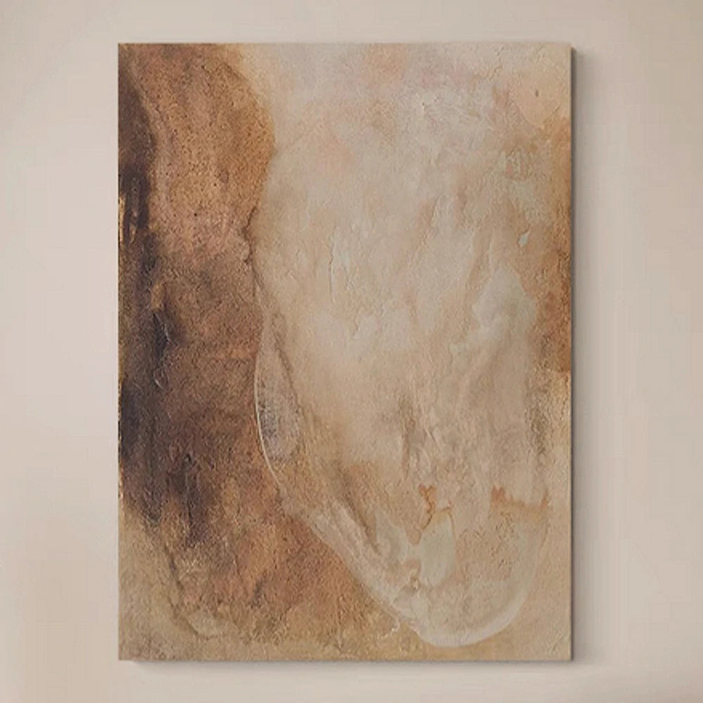 LIVARA Hand-Painted Oil Painting 60/80/120cm - Neutral Palette and Gentle Brushwork Enhance Calm and Stylish Interiors