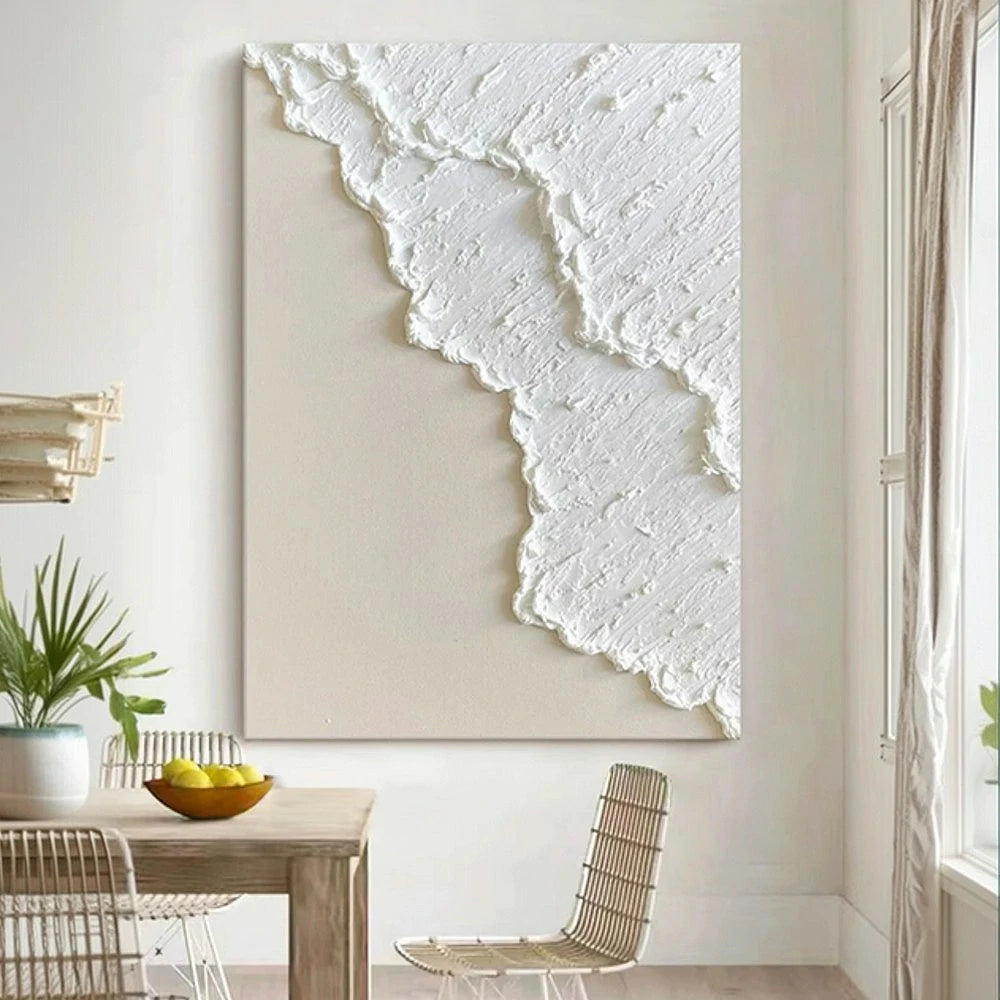 LIVARA Hand-Painted Oil Painting 60/80/120cm - Contemporary Wall Art Featuring Soft Colours and Organic Forms for Tranquil Ambience