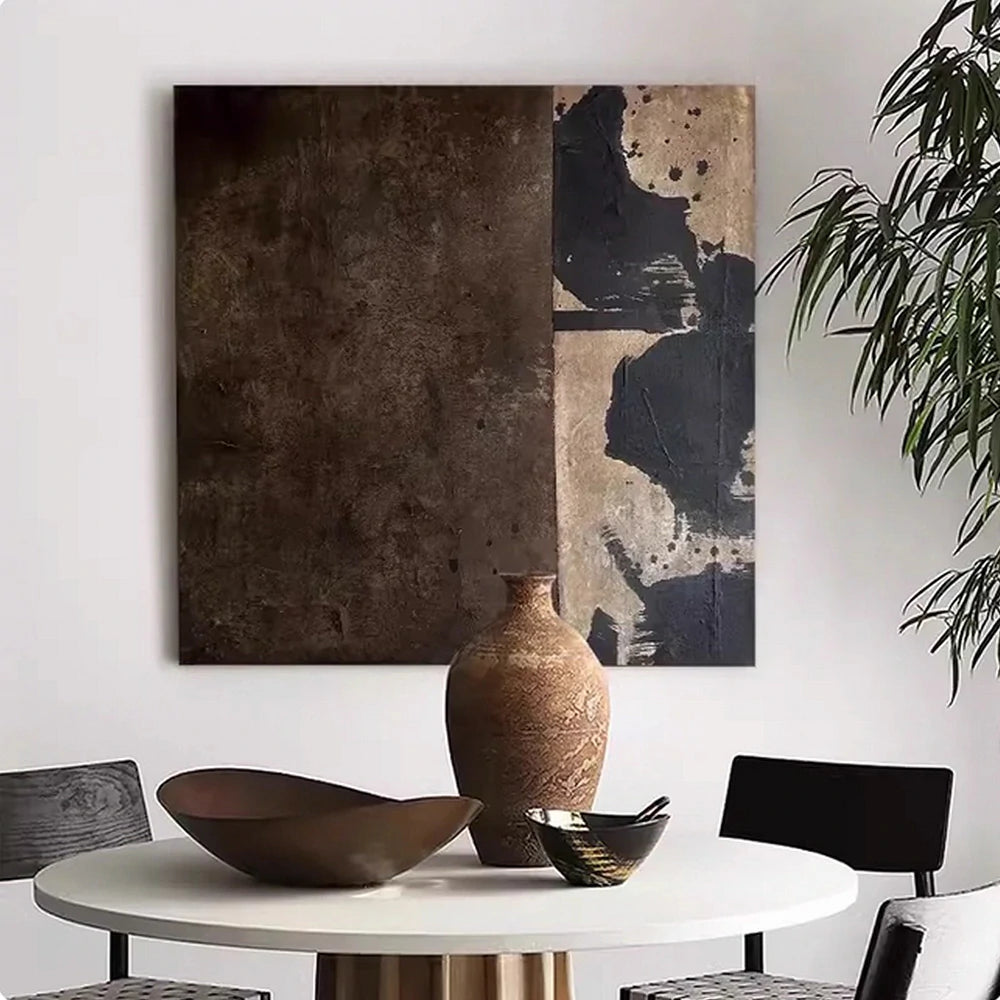 LIVARA Hand-Painted Oil Painting 60/100/140cm - Minimalist Textured Wall Art Designed to Enhance Modern Interiors with Effortless Elegance