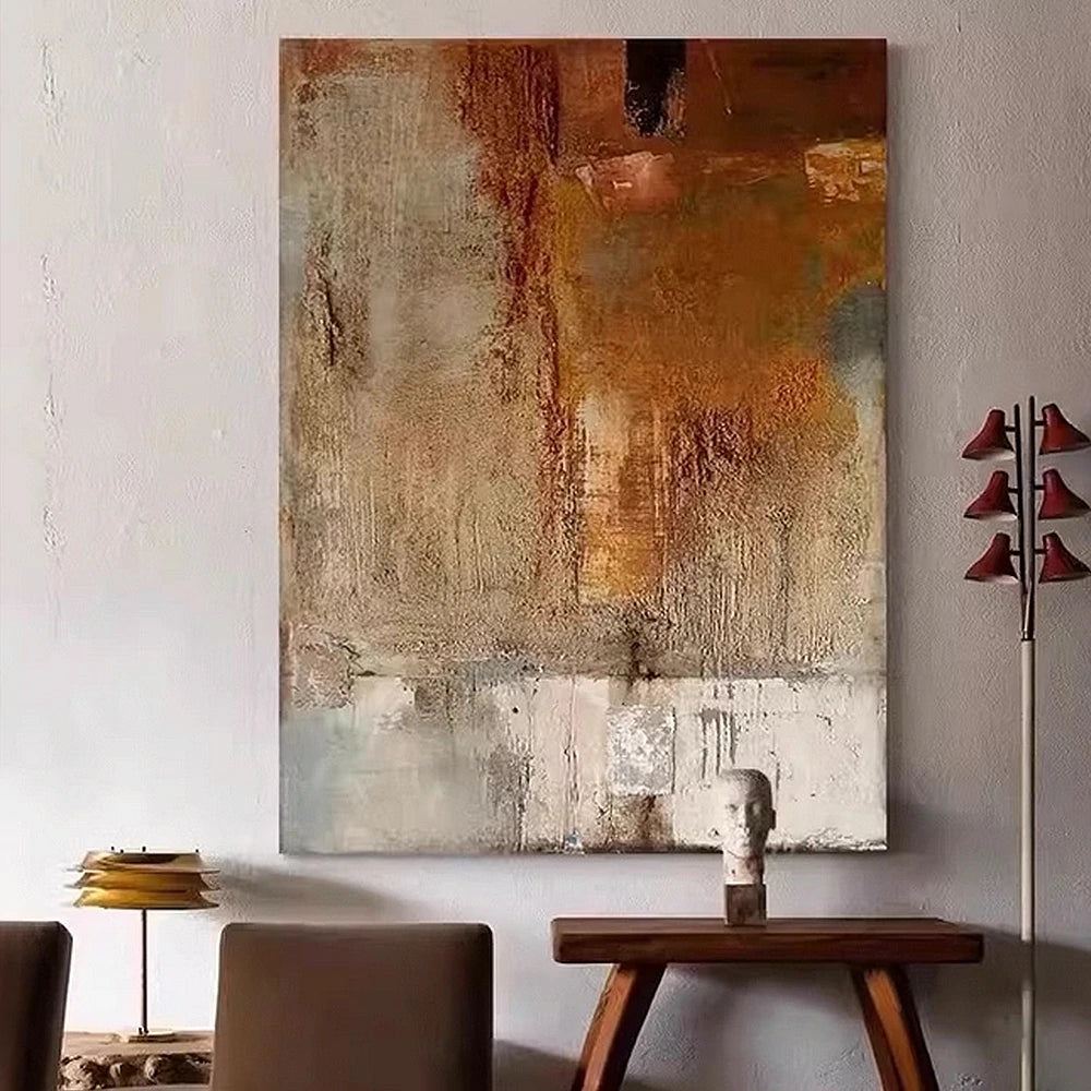 LIVARA Hand-Painted Oil Painting 60/80/120cm - Contemporary Minimalist Painting That Complements Neutral Furniture