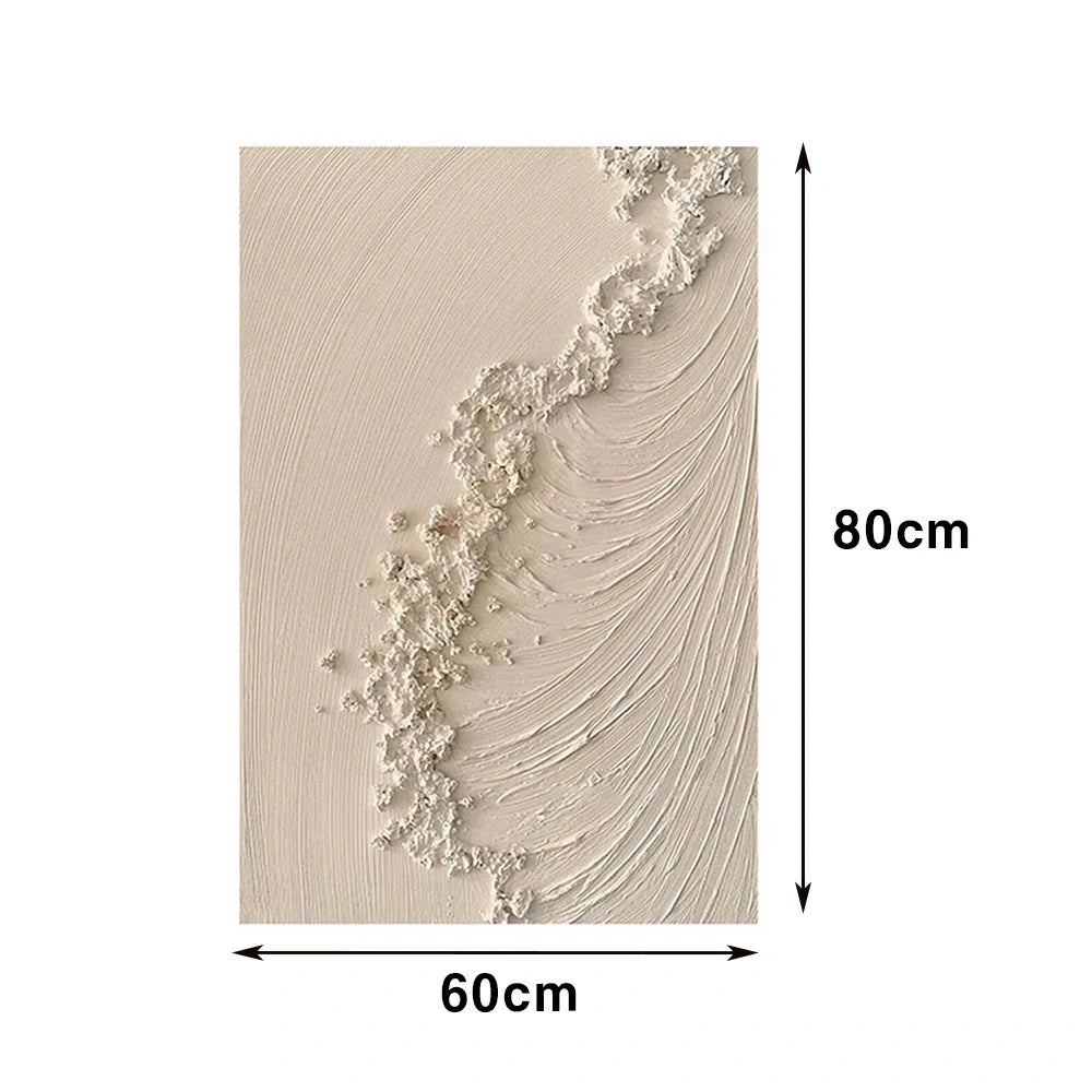 LIVARA Hand-Painted Oil Painting 60/80/120cm - Soft Brushstrokes and Organic Movement Create a Sense of Tranquility