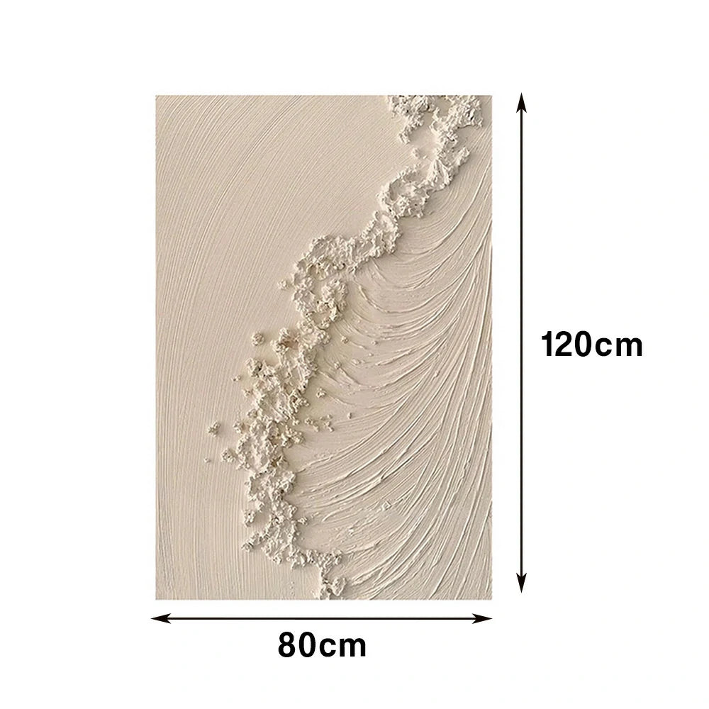 LIVARA Hand-Painted Oil Painting 60/80/120cm - Soft Brushstrokes and Organic Movement Create a Sense of Tranquility