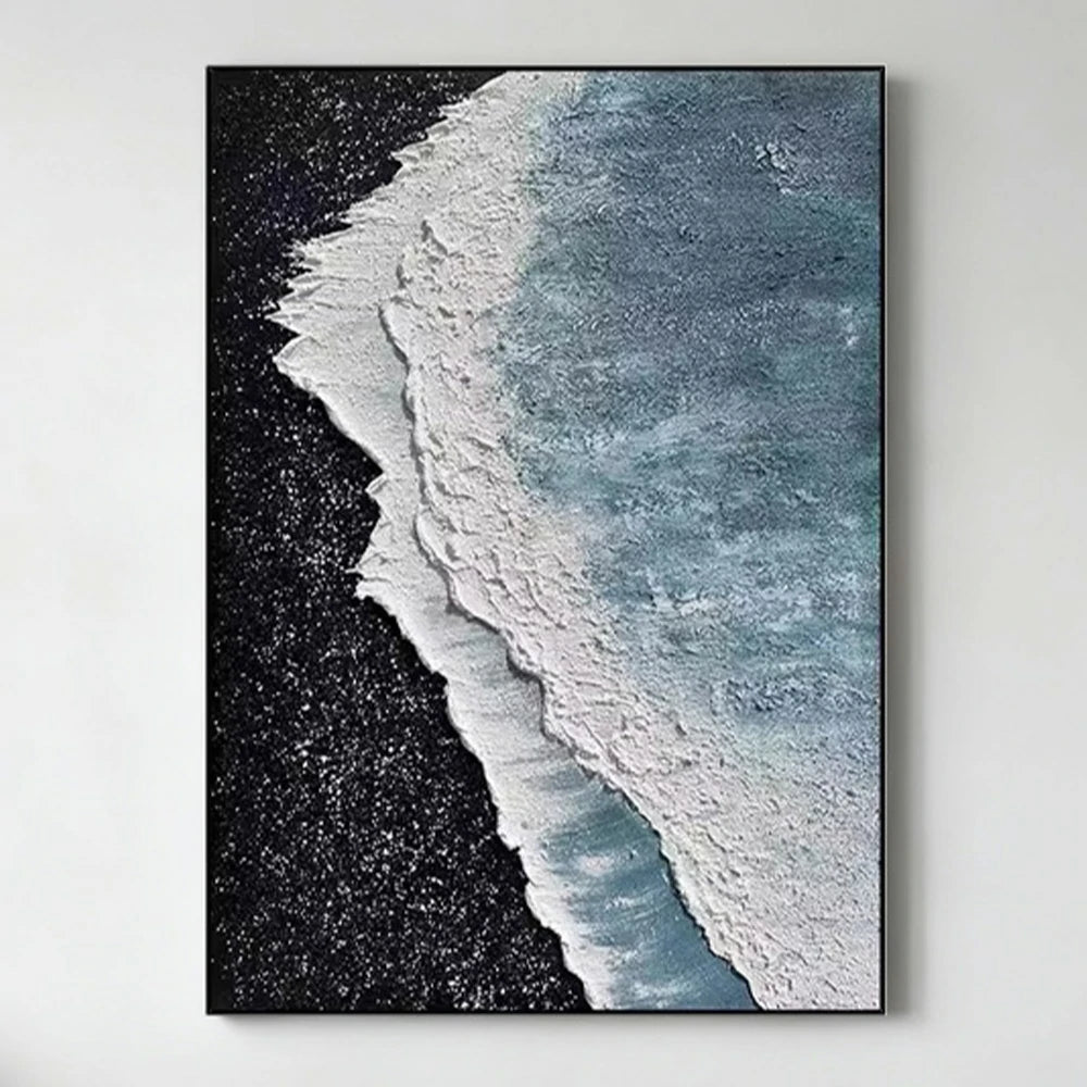 LIVARA Hand-Painted Oil Painting 60/80/120cm - Neutral Abstract Design Perfect for Hallways, Bedrooms and Living Areas