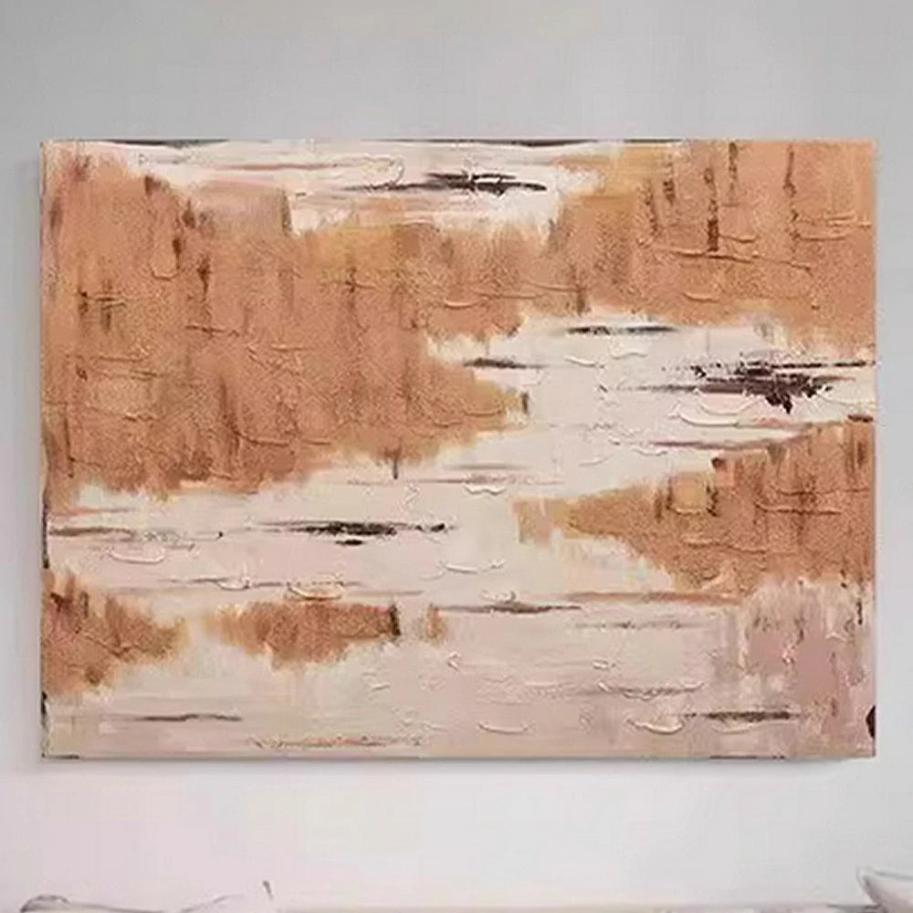 LIVARA Hand-Painted Oil Painting 60/80/120cm - Balanced Abstract Wall Art That Combines Luxury Finish with Natural Texture