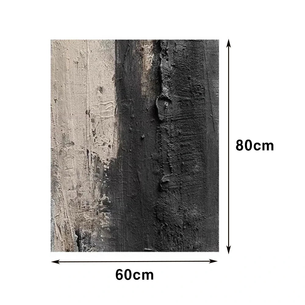 LIVARA Hand-Painted Oil Painting 60/80/120cm - Refined Abstract Design Featuring Balanced Lines and Organic Movement