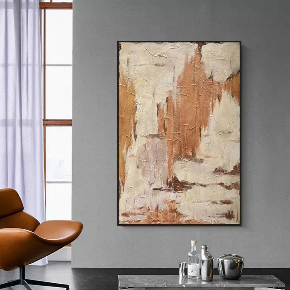 LIVARA Hand-Painted Oil Painting 60/80/120cm - Subtle Colour Transitions and Modern Patterns Define Elegant Home Décor