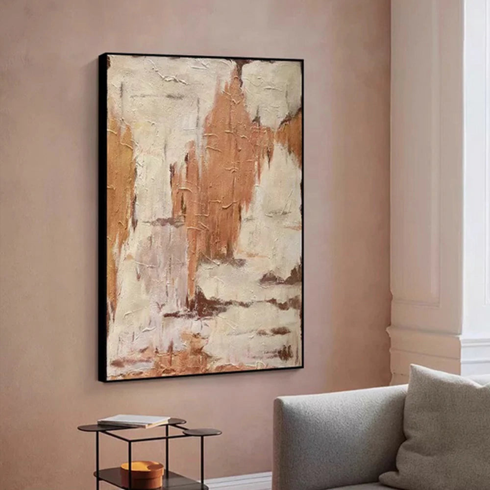 LIVARA Hand-Painted Oil Painting 60/80/120cm - Subtle Colour Transitions and Modern Patterns Define Elegant Home Décor