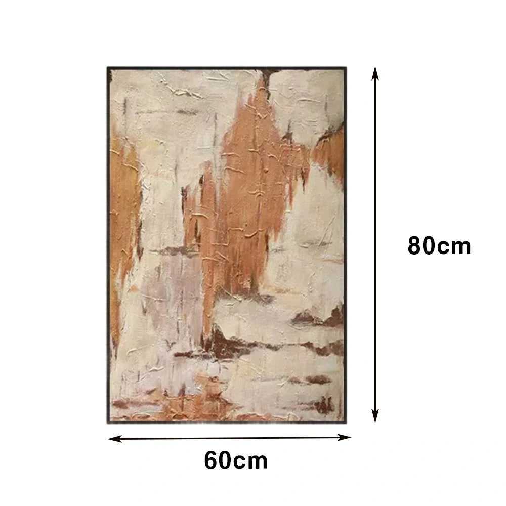 LIVARA Hand-Painted Oil Painting 60/80/120cm - Subtle Colour Transitions and Modern Patterns Define Elegant Home Décor