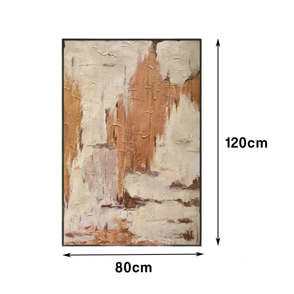 LIVARA Hand-Painted Oil Painting 60/80/120cm - Subtle Colour Transitions and Modern Patterns Define Elegant Home Décor