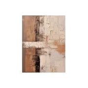 LIVARA Hand-Painted Oil Painting 60/80/120cm - Elegant Neutral Artwork That Harmonises with Simple and Light Interiors