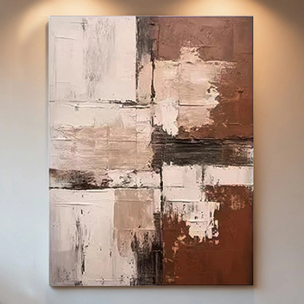 LIVARA Hand-Painted Oil Painting 60/80/120cm - Premium Canvas Wall Art with Gentle Colour Flow and Textured Detail