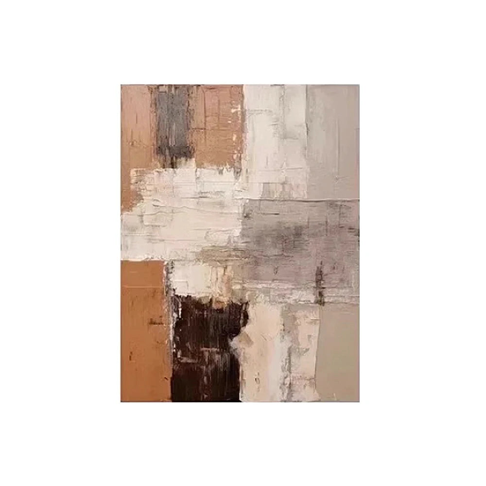 LIVARA Hand-Painted Oil Painting 60/80/120cm - Subtle Tones and Layered Brushstrokes Create a Relaxed and Sophisticated Ambience