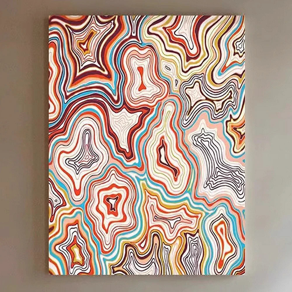 LIVARA Hand-Painted Oil Painting 60/80/120cm - Neutral Abstract Artwork That Elevates the Mood of Any Interior Space