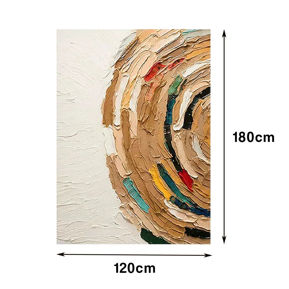 LIVARA Hand-Painted Oil Painting 60/80/120cm - Subdued Tones and Modern Texture Perfect for Bedrooms and Lounge Spaces