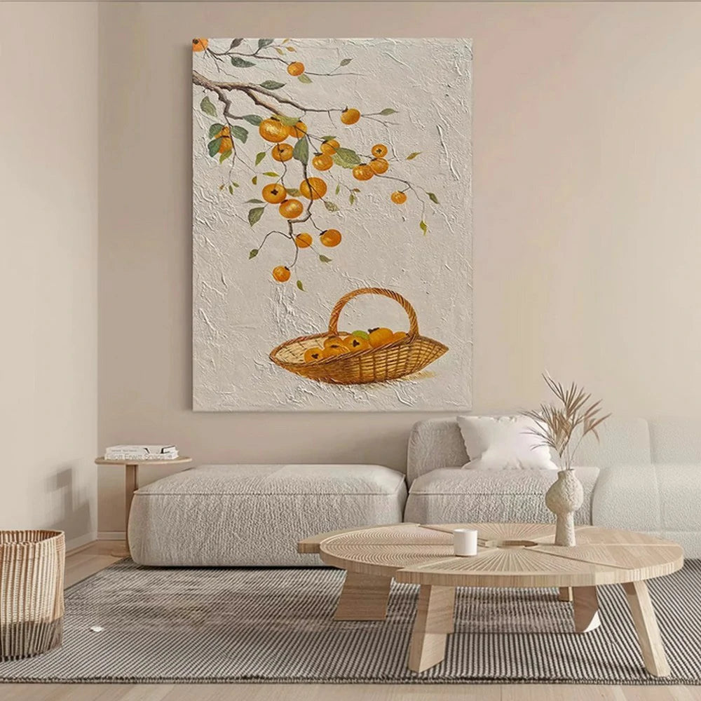 LIVARA Hand-Painted Oil Painting 60/80/120cm - Elegant Abstract Painting Crafted on Premium Canvas for Timeless Wall Décor