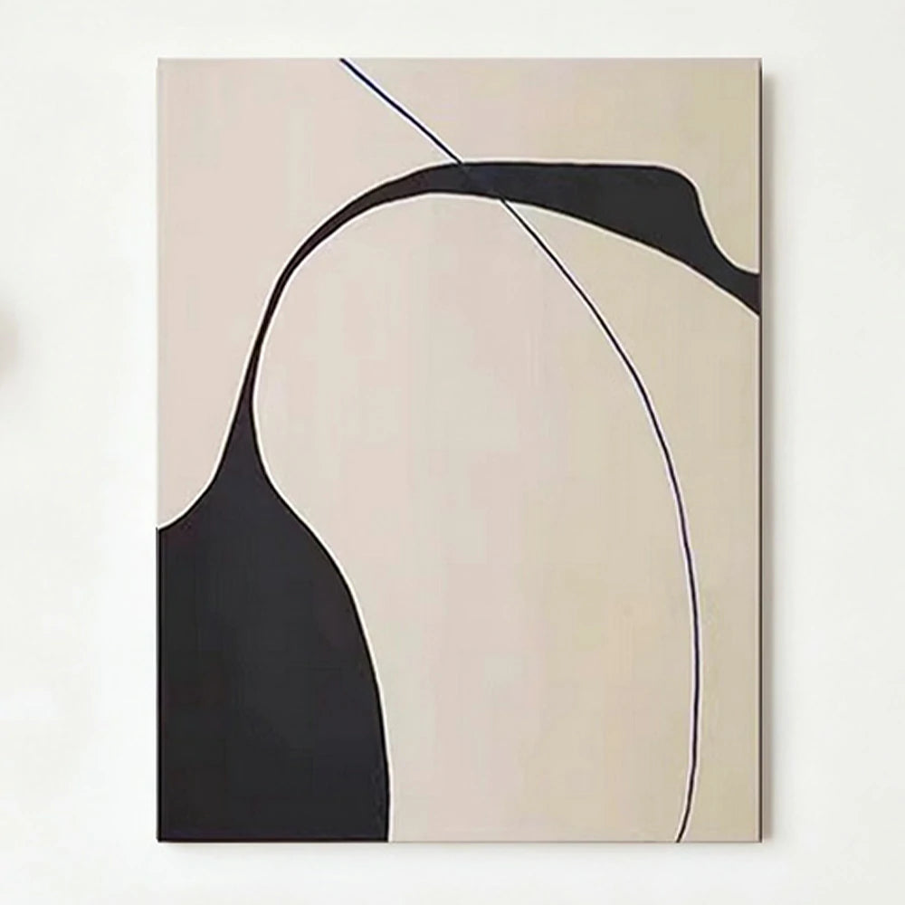 LIVARA Hand-Painted Oil Painting 60/80/120cm - Soft Neutral Palette and Fine Brushwork Bring Subtle Charm to Home Walls