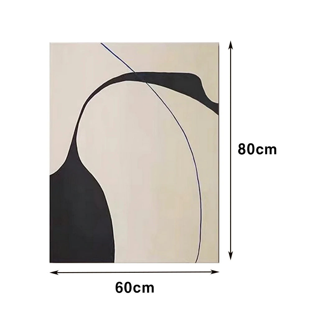 LIVARA Hand-Painted Oil Painting 60/80/120cm - Soft Neutral Palette and Fine Brushwork Bring Subtle Charm to Home Walls