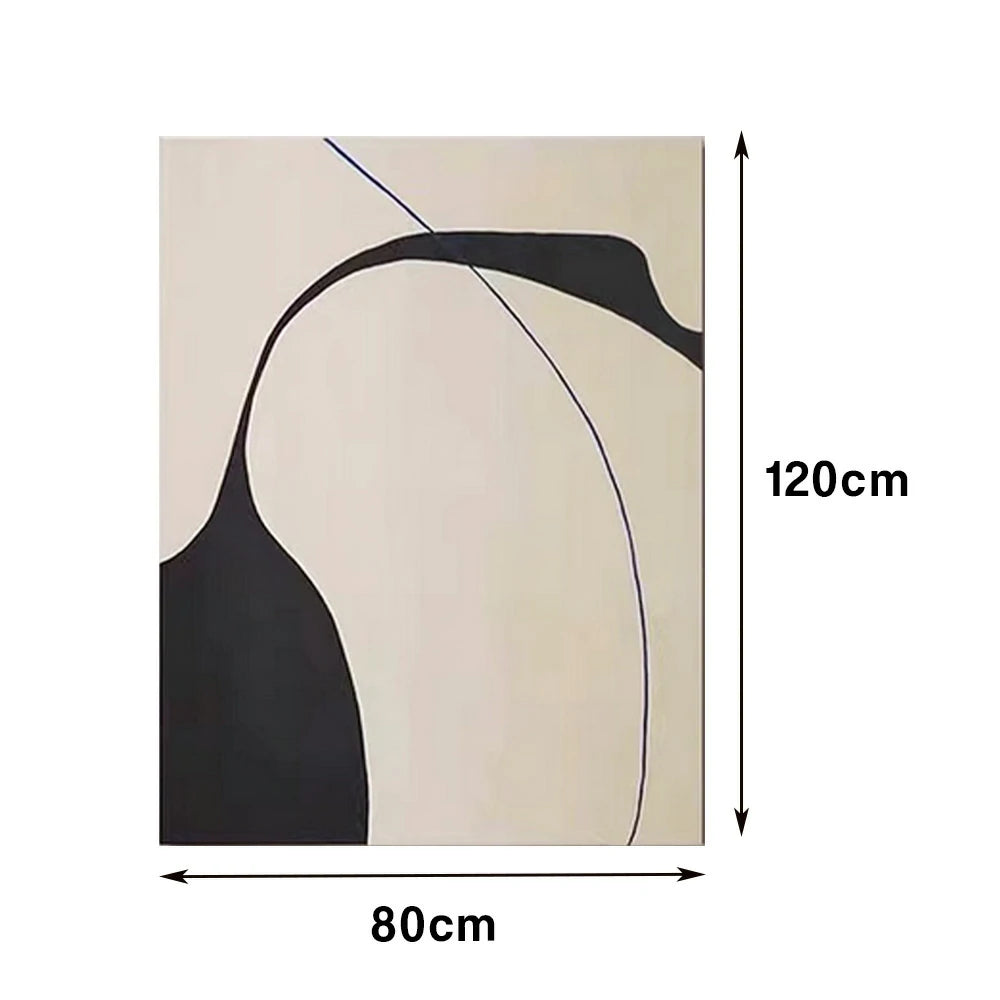 LIVARA Hand-Painted Oil Painting 60/80/120cm - Soft Neutral Palette and Fine Brushwork Bring Subtle Charm to Home Walls