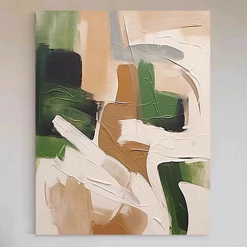 LIVARA Hand-Painted Oil Painting 60/80/120cm - Soft Colour Gradients and Clean Lines Define This Calm Modern Painting