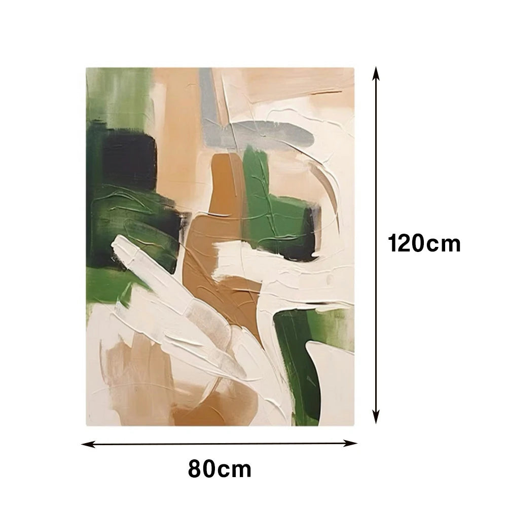 LIVARA Hand-Painted Oil Painting 60/80/120cm - Soft Colour Gradients and Clean Lines Define This Calm Modern Painting