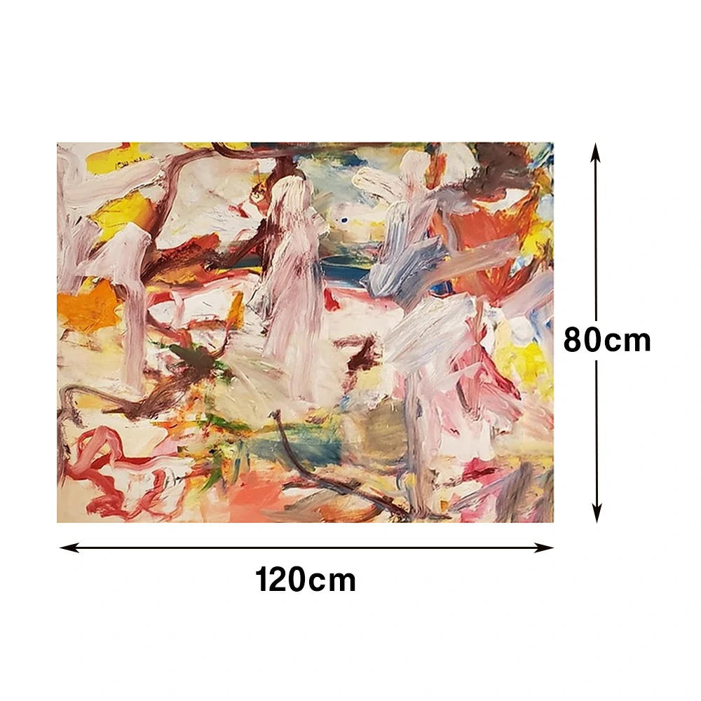 LIVARA Hand-Painted Oil Painting 60/80/120cm - Neutral Hand-Painted Art Designed to Bring Calm and Soft Elegance to Living Rooms